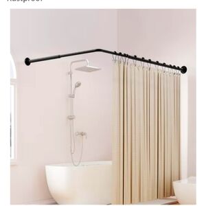 Stretchable Corner Shower Curtain Rod
